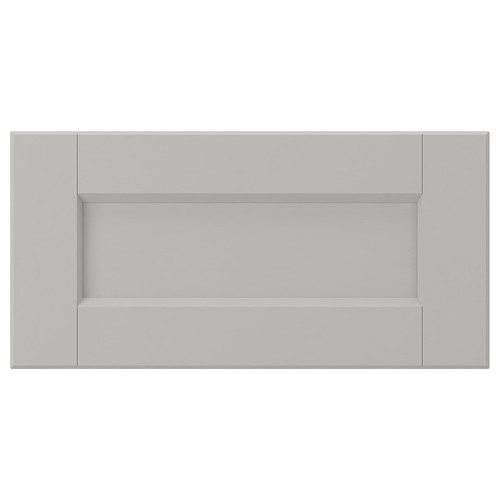 LERHYTTAN Drawer front, light grey, 40x20 cm