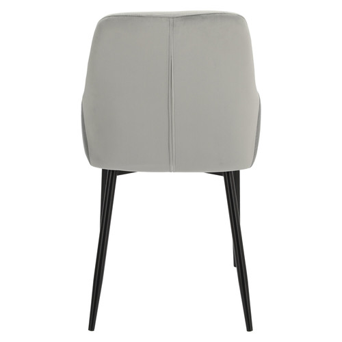 Upholstered Chair Floyd Velvet, grey