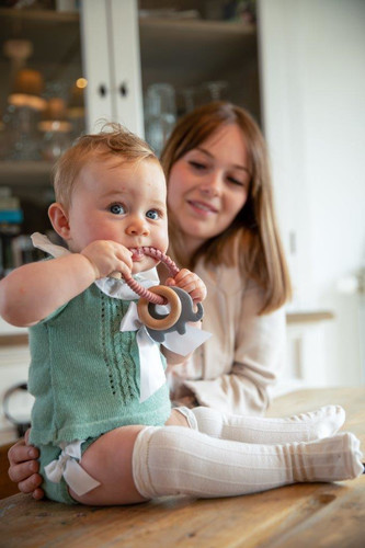 Bo Jungle B-Teether Elephant Pink