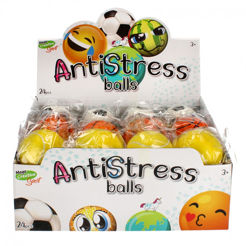 Stress Ball Sports 7cm, 1pc, random patterns, 3+