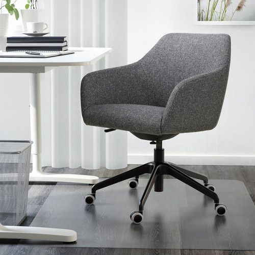 LÅNGFJÄLL/TOSSBERG Conference chair, Gunnared dark grey/black