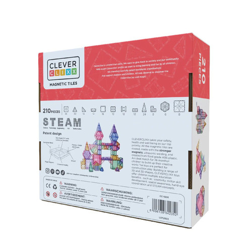 Cleverclixx Mega Creative Pack Pastel 210pcs 3+