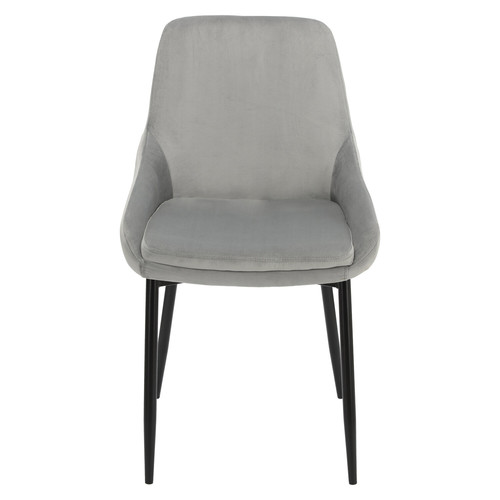 Upholstered Chair Floyd Velvet, grey