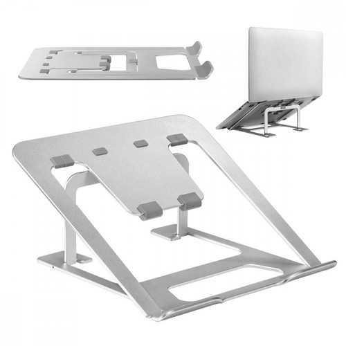 MacLean Foldable Laptop Stand ER-416S, silver