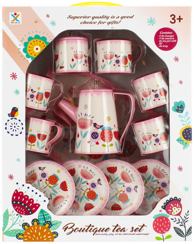 Boutique Tea Set Metal 13pcs 3+