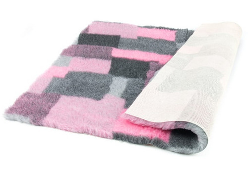 DryBed Dog Bed Blanket 100x75cm A+, pink-grey