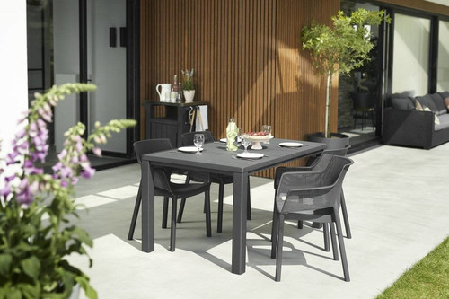 Garden Dining Table Julie 2, graphite