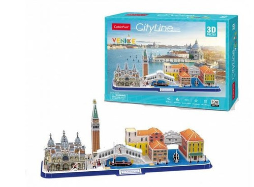 Cubic Fun 3D Puzzle City Line Venice 126pcs 3+