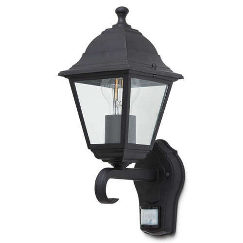 Outdoor Wall Lamp Vareness, motion sensor, 1 x 60 W E27, black