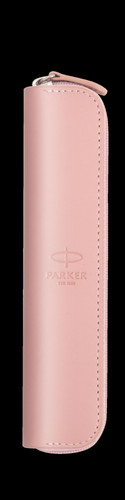 Parker Pen Leather Case, pink