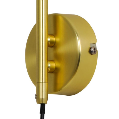 GoodHome Wall Lamp Ghlin 1-p E27, gold