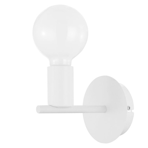 GoodHome Wall Lamp Darrah E27, white