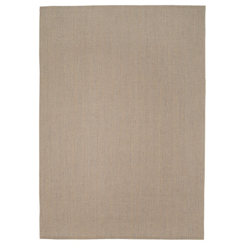 VODSKOV Rug, flatwoven, natural/light grey, 200x300 cm