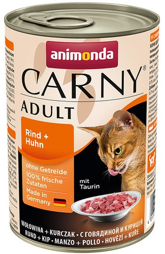 Animonda Carny Adult Cat Food Beef & Chicken 400g