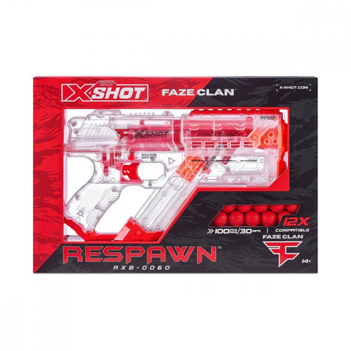 ZURU X-Shot Launcher FaZe Respawn Round 12 Balls 14+