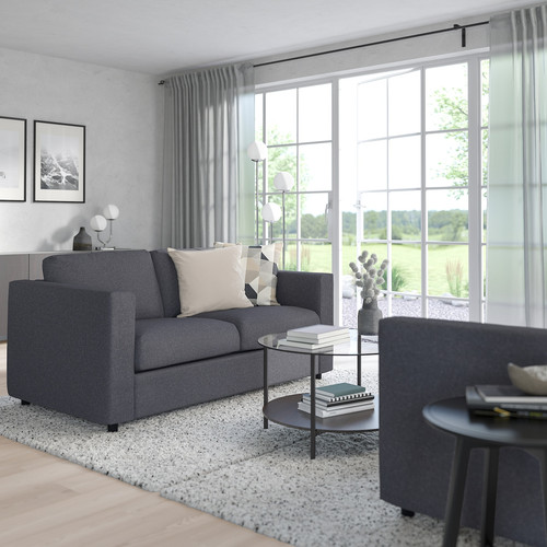 VIMLE 2-seat sofa, Gunnared medium grey