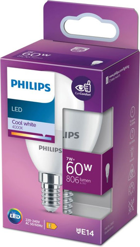 Philips LED Bulb P48 E14 806 lm 4000 K