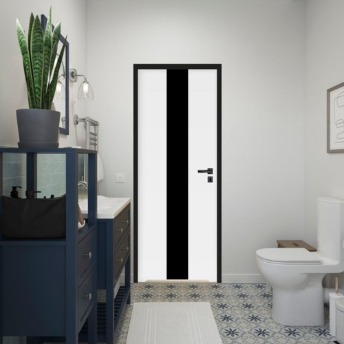 Internal Door, Undercut, Fortia Exmoor 70, left, premium white