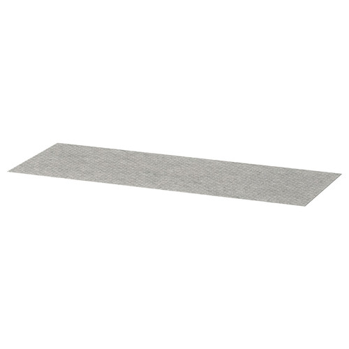 KOMPLEMENT Drawer liner, light gray patterned, 90x30 cm