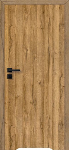 Non-rebated Door Exmoor 80, undercut, right, grandson oak