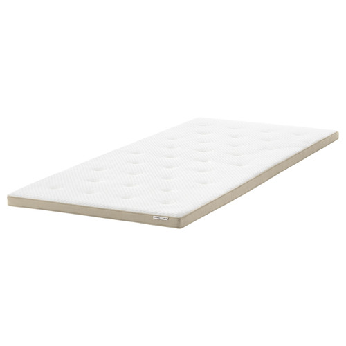 TISTEDAL Mattress pad, natural, 90x200 cm