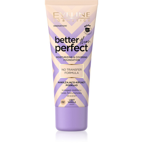 Eveline Better Than Perfect Moisturizing & Covering Foundation Trans 02 Vegan 30ml