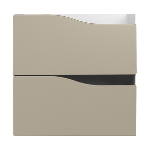 KALLAX Insert with 2 drawers, beige, 33x33cm