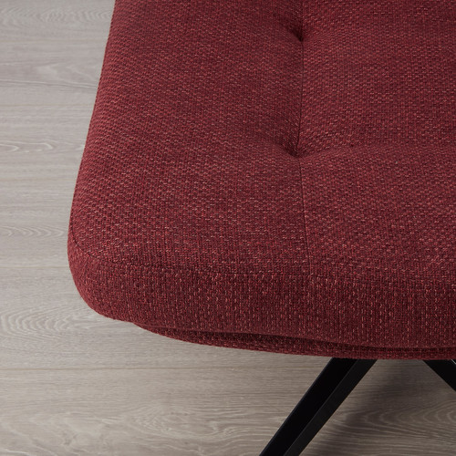 HAVBERG Footstool, Lejde red-brown