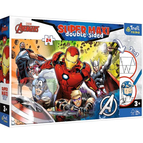 Trefl Primo Super Maxi Children's Puzzle 3in1 Avengers 24pcs 3+