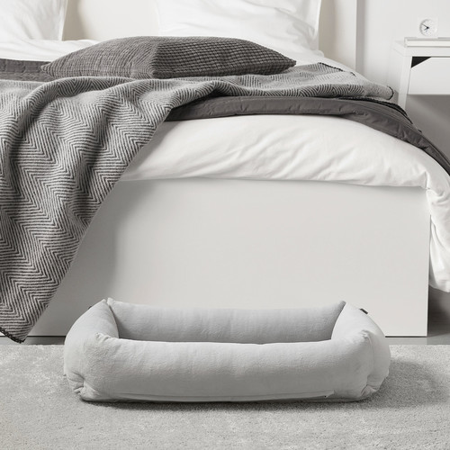 UTSÅDD Dog bed, light grey, M