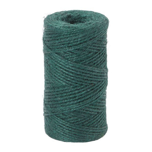 Verve Jute Twine 100m, green