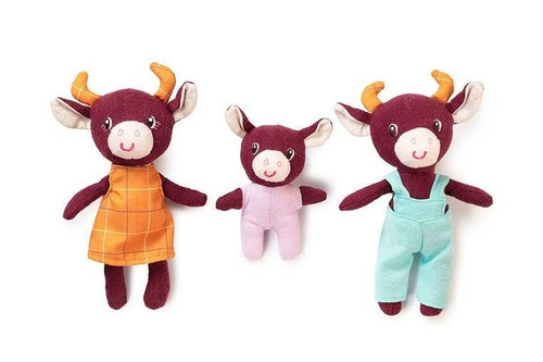LILLIPUTIENS - Mini - cuddly family of fudges with a fold-out mat Rosalie Fudge 2+