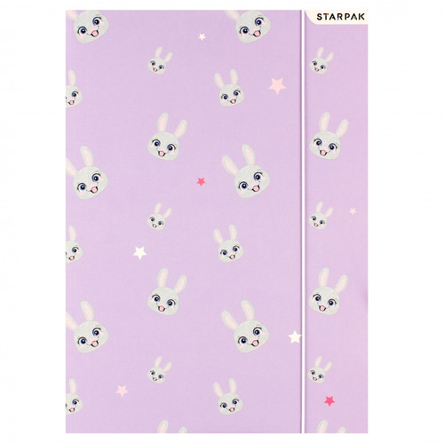 Document File Folder with Elastic Band A4 10pcs Rabbit