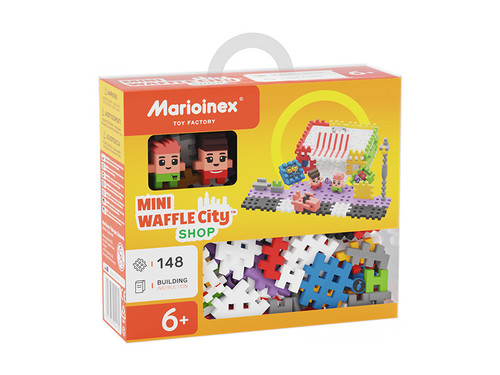 Marioinex Mini Waffle Blocks Set City Shop 148pcs 5+