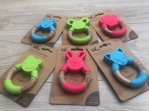 Bo Jungle B-Wood Teether Animals Green Koala