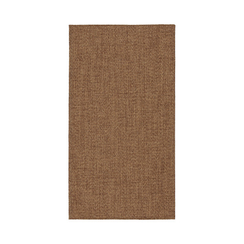 LYDERSHOLM Rug flatwoven, in/outdoor, medium brown, 80x150 cm