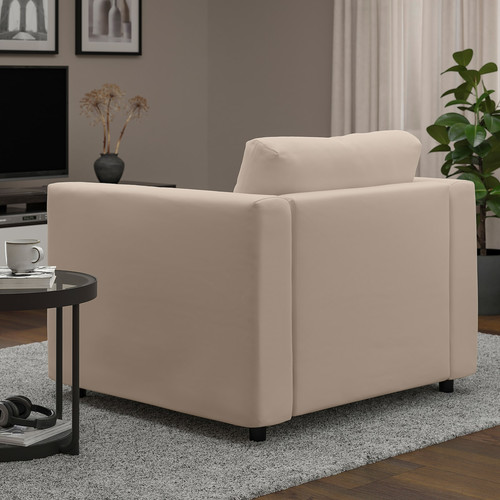 VIMLE Armchair, Hallarp beige