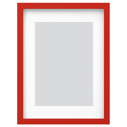 RÖDALM Frame, red, 30x40 cm