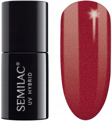 SEMILAC Hybrid Gel Polish 070 Pearl Red - 7 ml