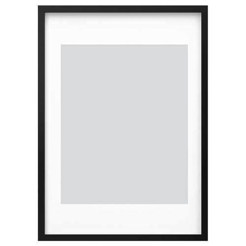 RÖDALM Frame, black, 50x70 cm