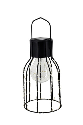 Solar Table Lamp Cage Copper