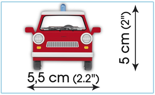 Cobi Blocks Youngtimer Collection Trabant 601 77pcs 5+