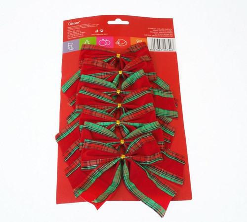 Christmas Decoration Bows 7pcs