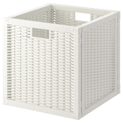 BRANÄS Basket, white, 32x34x32 cm