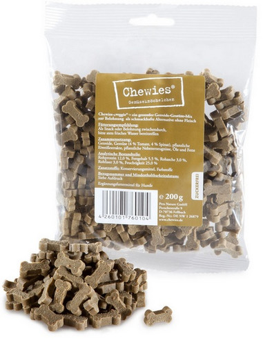 Chewies Dog Snack Vegetable Bones 200g