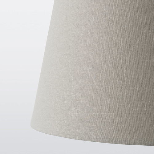 SKOTTORP / SKAFTET Floor lamp, arched, light grey