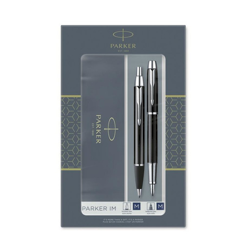 Parker Gift Set IM Black CT - Fountain Pen & Ballpoint Pen