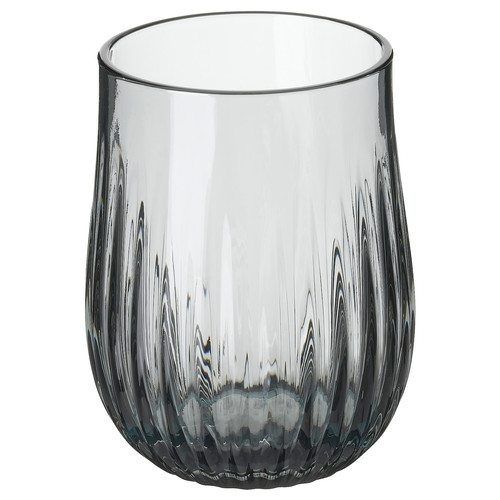 HÖSTAGILLE Glass, grey, 30 cl