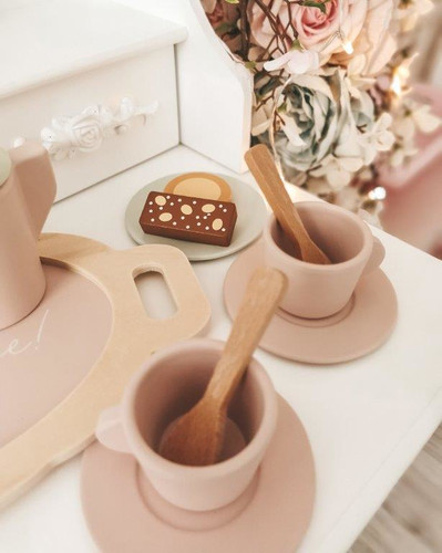 Joueco Wooden Tea Set Playset 3+