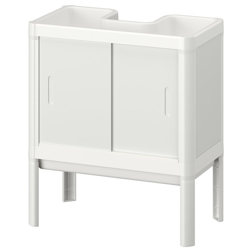 LILLTJÄRN Wash-basin base cabinet w 2 doors, 44x50x25 cm